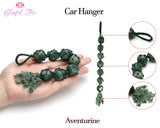 Aventurine Tumbled Stone Hanging Ornament - www.blissfulagate.com