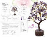 Amethyst Gemstone Chipstone Tree - www.blissfulagate.com