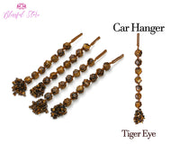 Tiger Eye Tumbled Stone Hanging Ornament