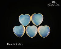 Opalite Heart Gemstone. - www.blissfulagate.com