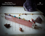 Rose Quartz Chakra Healing Wand - www.blissfulagate.com