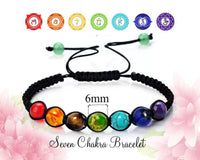 Seven Chakra Bracelet ( Adjustable )