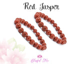 Genuine Red Jasper 8mm Beads Bracelet