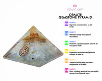 Opalite Chakra EMF Pyramids.