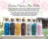 Gemstone Mini Bottle Wishing Bottle - www.blissfulagate.com