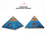 Turquoise EMF Pyramids.