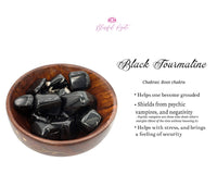 Black Tourmaline Tumble Stone