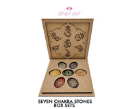 Seven Chakra Gemstones Healing Box Set. - www.blissfulagate.com