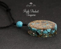 Turquoise Orgonite Pendant