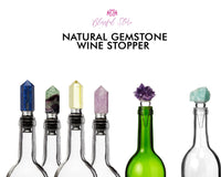 Natural Gemstones Wine Stopper - www.blissfulagate.com