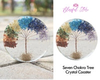 Seven Chakra Crystal Water Charging Coaster