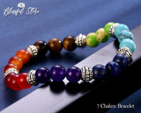 Seven Chakra Mix Gemstone Bracelet