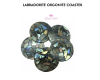 Labradorite Orgonite Coaster - www.blissfulagate.com