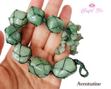 Aventurine Tumbled Stone Hanging Ornament - www.blissfulagate.com