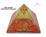 Red Jasper Chakra EMF Pyramids.