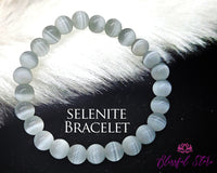 Selenite Bracelet.