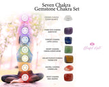 Seven Chakra Stones Set. - www.blissfulagate.com