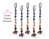 Seven Chakra Stones Sphere Hanging Ornament