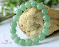 Genuine Natural Green Aventurine Beaded Bracelet