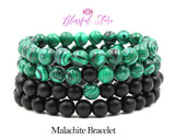 Malachite Matte Mix Bracelets