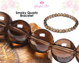 Genuine Smoky Quartz 8mm Bracelet