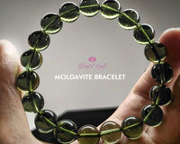 Moldavite Bracelet. - www.blissfulagate.com