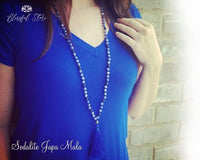 108 Beads Natural Gemstone Pure Sodalite Stones Japa Mala 8mm - www.blissfulagate.com