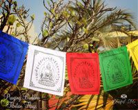 Praying Buddha Tibetan Flags