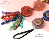 7 Chakra Hanging Ornaments - www.blissfulagate.com