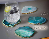 Agate Coaster Green