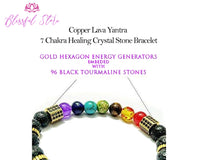 Seven Chakra Yantra Bracelet.