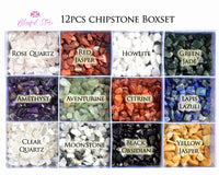 Set of 12 Raw Crystals Stones Reiki Home Decors Set