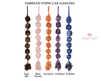 Braided Tumbled Stone Hanging Ornament