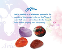 Zodiac Signs Tumble Stone Sets ( Aries )