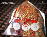 Gomti Chakra Shell Orgonite EMF Pyramid.