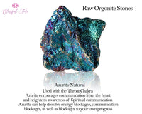 Azurite Raw Natural Stones Set - www.blissfulagate.com