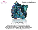 Azurite Raw Natural Stones Set - www.blissfulagate.com