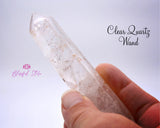 Clear Quartz Obelisk Wand - www.blissfulagate.com