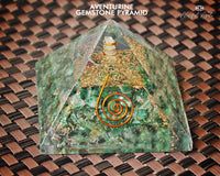 Aventurine Orgonite EMF Pyramid.