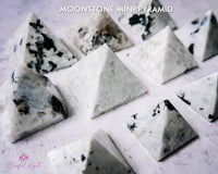 Moonstone Min Pyramid - www.blissfulagate.com