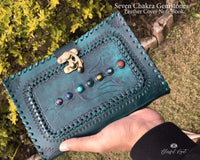 Gemstone Leather Book { Dairy } - www.blissfulagate.com