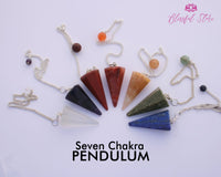 Seven Chakra Gemstone Pendulum