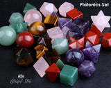 Amethyst Platonic Solids Sacred Geometric Set - www.blissfulagate.com