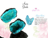 Aura Geodes - www.blissfulagate.com