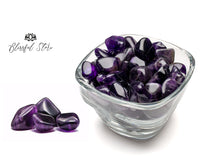 Amethyst Tumbled Stones - www.blissfulagate.com