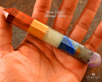 Seven Chakra Bonded Massage Wand