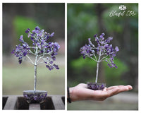 Amethyst Chipstone Bonsai Tree - www.blissfulagate.com