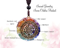 Seven Chakra Sacred Pendant