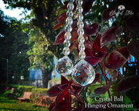 Crystal Beads Crystal Sun Catcher Hanging Ornament - www.blissfulagate.com