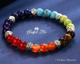 Seven Chakra Mix Gemstone Bracelet